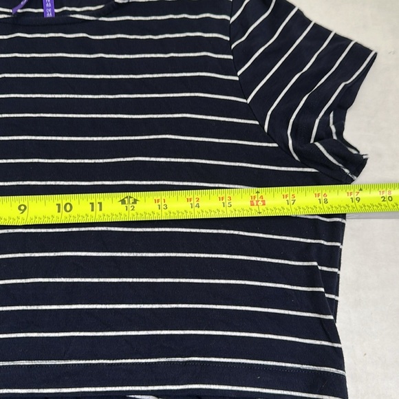 Seraphine Navy White Striped Fit & Flare Maternity Nursing Dress Rowan Size 12 - Picture 8 of 14